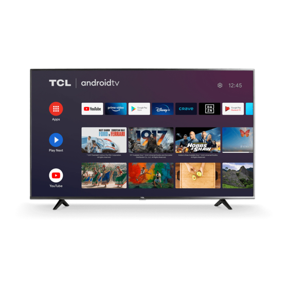 TCL 4 Serie Mode D'emploi