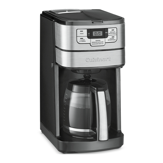 Cuisinart DGB-400C Serie Livret D'instructions