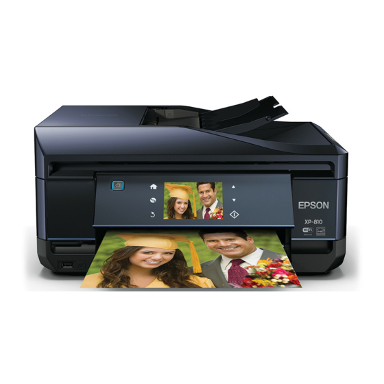 Epson XP-810 Guide Rapide