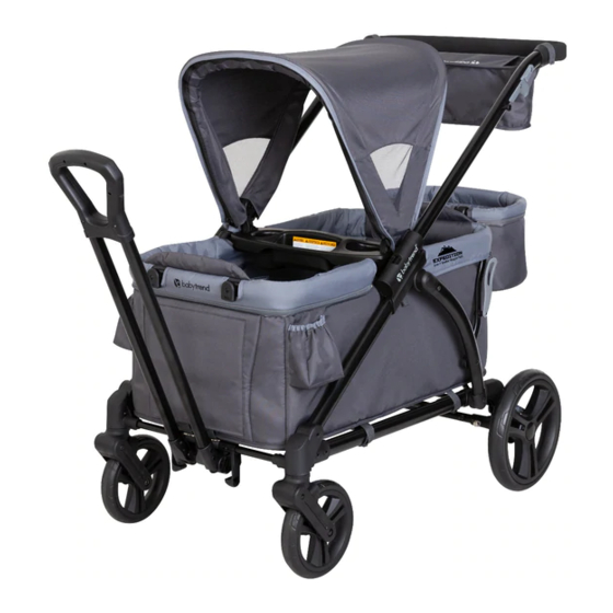 Baby Trend MUV Expedition 2-in-1 Wagon Pro Manuel D'instructions