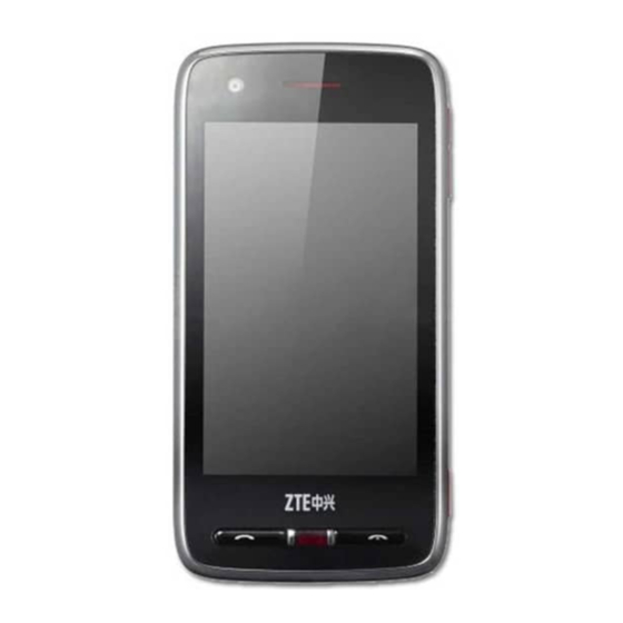 ZTE F952 Manuel Utilisateur