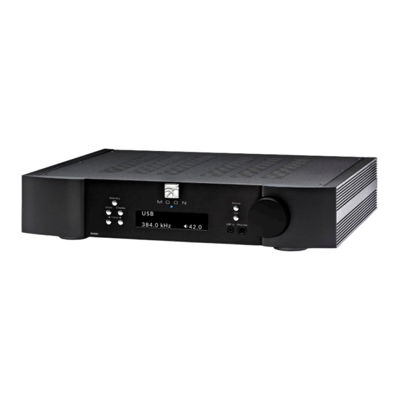 Simaudio MOON 240i Guide D'utilisation