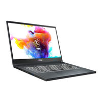 MSI CREATOR 15 A10SGS Manuel D'utilisation