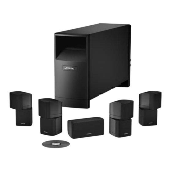 Bose Acoustimass 10 Notice D'utilisation