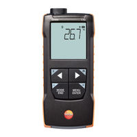 Testo 110 Mode D'emploi