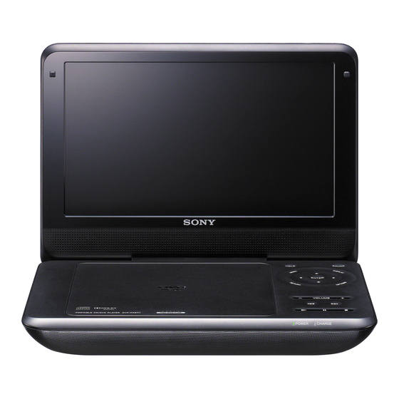Sony DVP-FX970 Mode D'emploi
