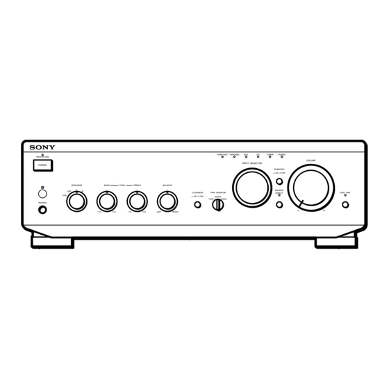 Sony TA-FE910R Mode D'emploi