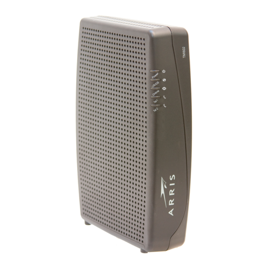 Arris Touchstone TM1602 Guide D'utilisation