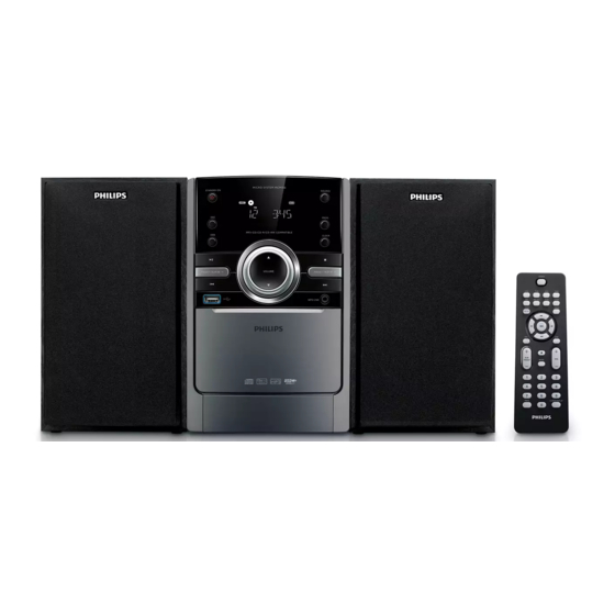 Philips MCM166/07 Guide De Mise En Route