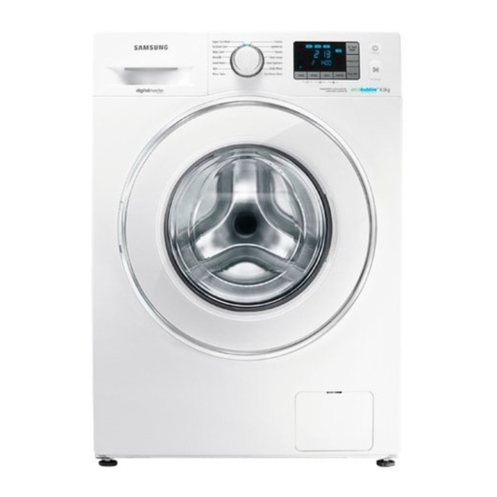 Samsung WF80F5 Série Manuel D'utilisation