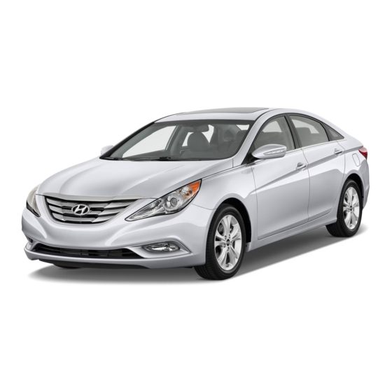 Hyundai SONATA 2013 Manuels