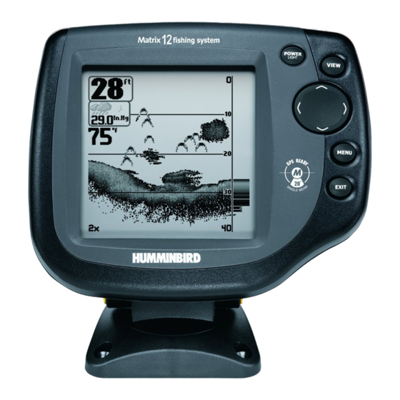 Humminbird Matrix 12 Manuel De L'utilisateur