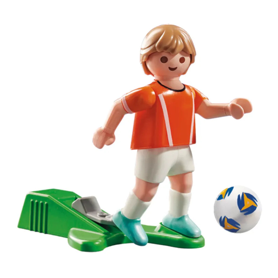 PLAYMOBIL SPORTS & ACTION 70487 Mode D'emploi