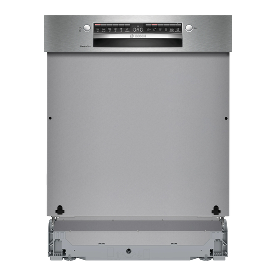 Bosch SMI4HCS19F Manuel D'utilisation