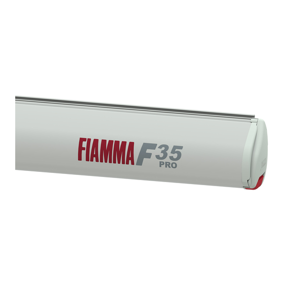 Fiamma F35PRO Instructions De Montage Et Mode D'emploi