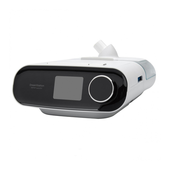 Philips Respironics DreamStation BiPAP autoSV Manuel De L'utilisateur