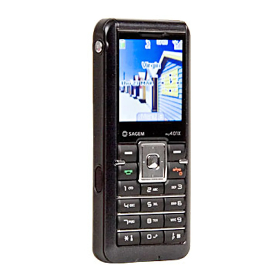 Sagem my 400X Mode D'emploi