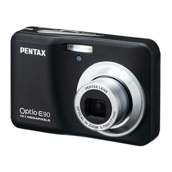 Pentax Optio E90 Mode D'emploi