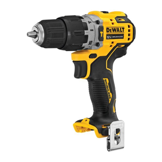 DeWalt DCD706 Guide D'utilisation