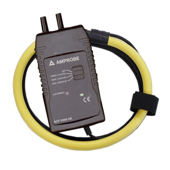 Amprobe ACF3000 AK Mode D'emploi