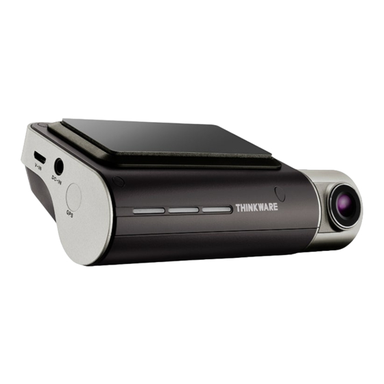 Thinkware DASH CAM F800 PRO Guide De L'utilisateur