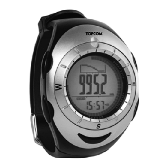 Topcom OUTDOOR SPORTSWATCH 2000 Manuel D'utilisateur