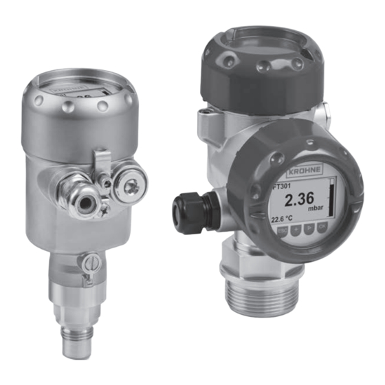 KROHNE OPTIBAR 5060 Supplément Au Manuel