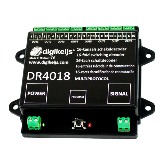 Digikeijs DR4018 Manuel De L'utilisateur
