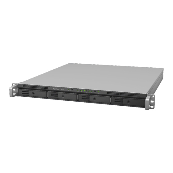 Synology RackStation RS814 Guide D'installation Rapide