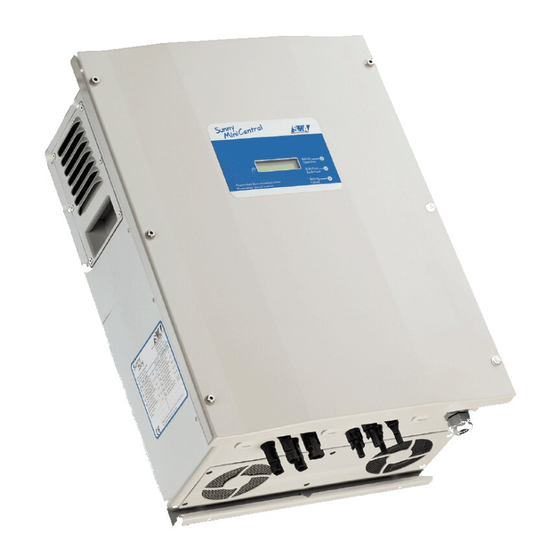 SMA Sunny Mini Central 5000 Instructions De Service
