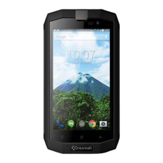 Crosscall TREKKER-X1 Manuel D'utilisation