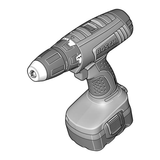 Bosch GSR Professional Serie Notice Originale