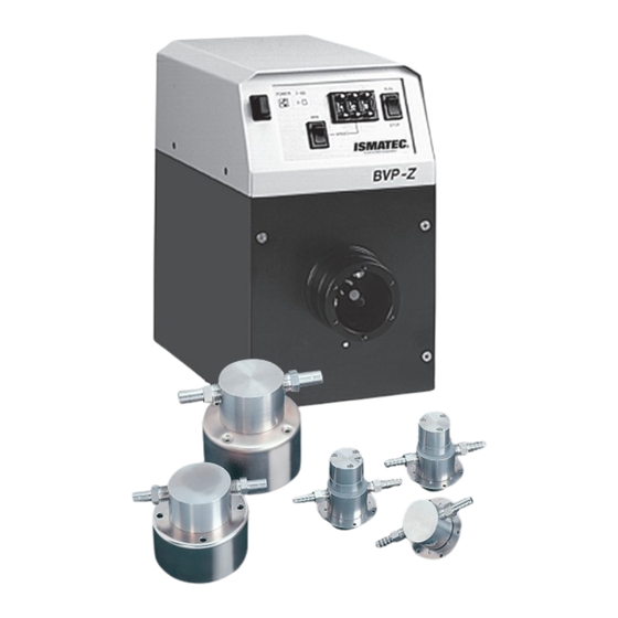 Ismatec BVP-Z Standard ISM 446 Mode D'emploi