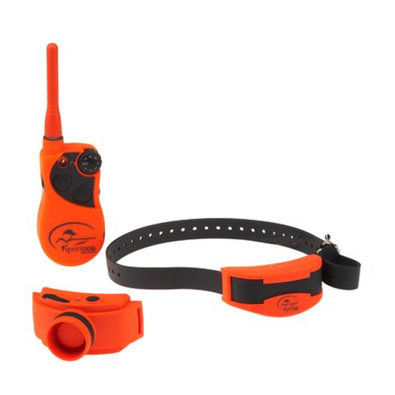 Petsafe SportDOG SportTrainer SD-1875E Manuel D'utilisation