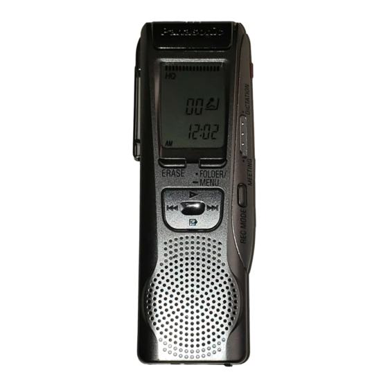 Panasonic RR-US395 Mode D'emploi