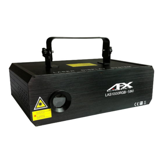 afx light LAS1000RGB-5IN1 Manuel D'utilisation