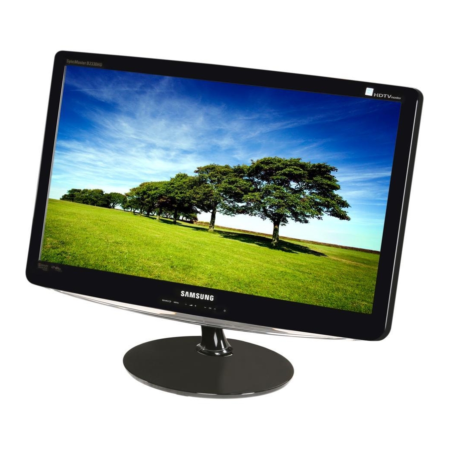 Samsung SyncMaster B1930HD Manuel De L'utilisateur