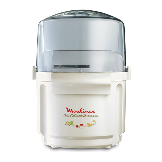 Moulinex MOULINETTE Mode D'emploi