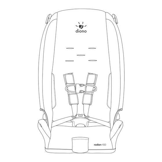 Diono radian r100 Manuel D'instructions