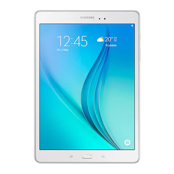 Samsung Galaxy Tab A SM-T550 Manuels