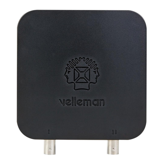 Velleman PCSU200 Instructions En Bref