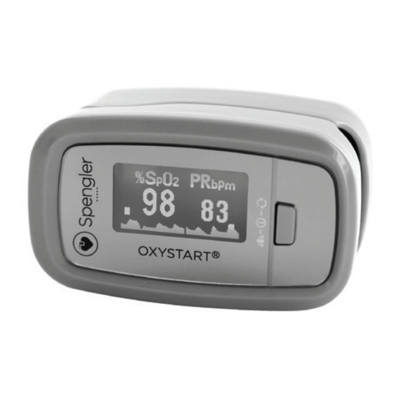 Spengler OXYSTART Manuel Utilisateur