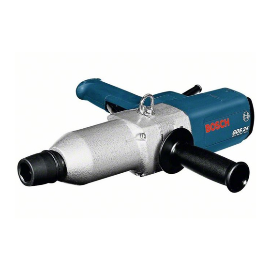 Bosch GDS Professional 24 Notice Originale