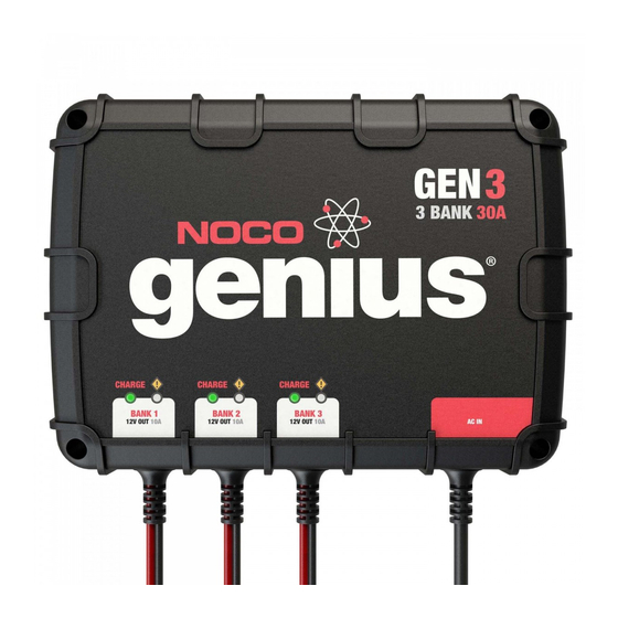 NOCO Genius GEN Série Guide De L'utilisateur