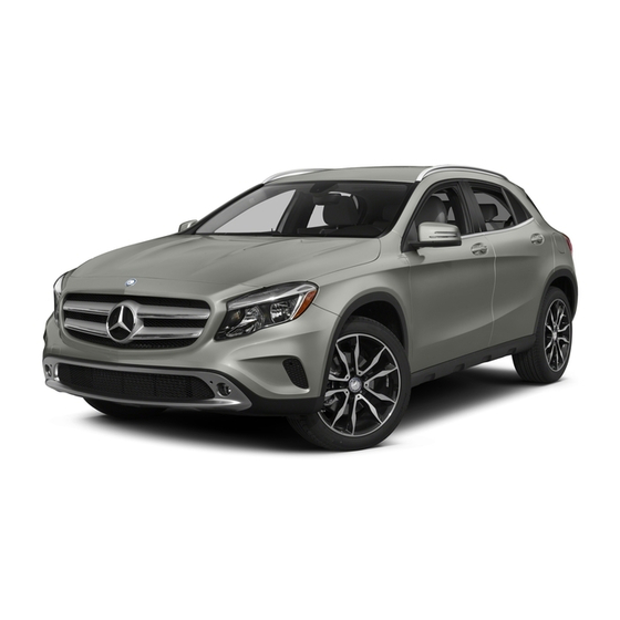 Mercedes-Benz GLA 250 Notice D'utilisation