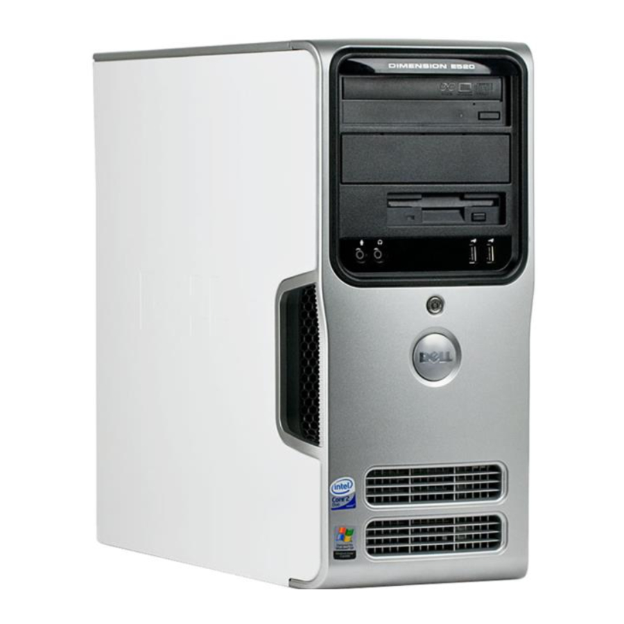 Dell Dimension E520 Manuel Du Propriétaire