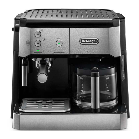 DeLonghi BCO421S Serie Mode D'emploi