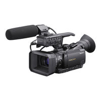 Sony NXCAM HXR-NX70E Mode D'emploi
