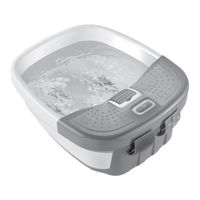 Homedics BubbleBliss Deluxe Foot Spa Manuel D'instructions