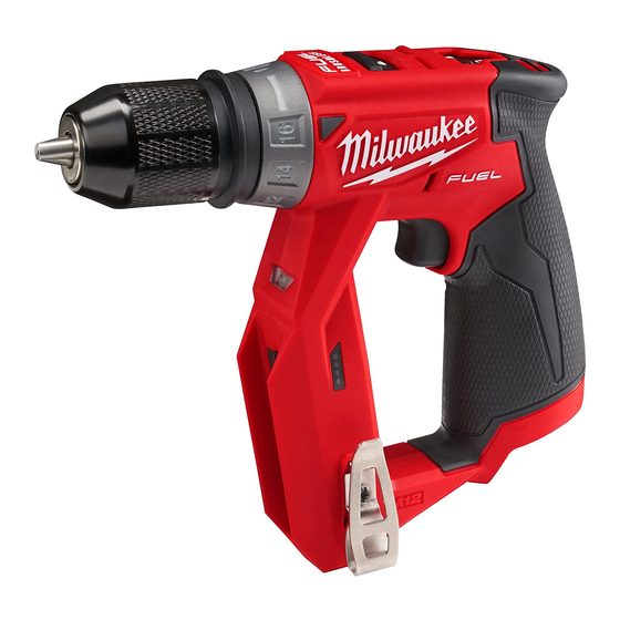 Milwaukee M12 FDDX Notice Originale